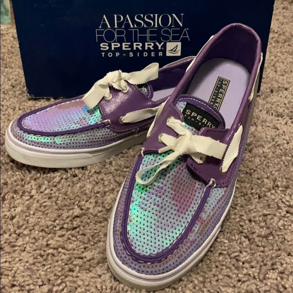 Sperry topsiders In Bahama purple